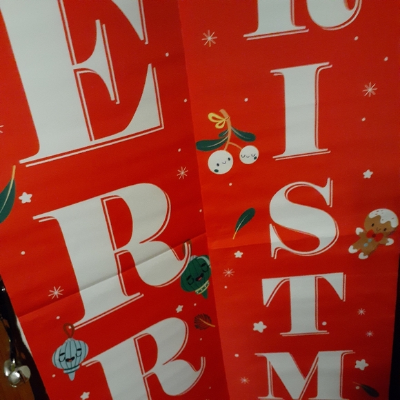 🎅 MERRY CHRISTMAS Banner Flag set indoor outdoor - Picture 9 of 9